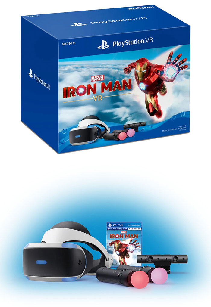 Bộ kính thực tế ảo Sony PSVR Iron Man Bundle PCAS05111SA (Chính hãng)
